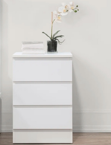 Marqita Modern 3-Drawer Bedside Table